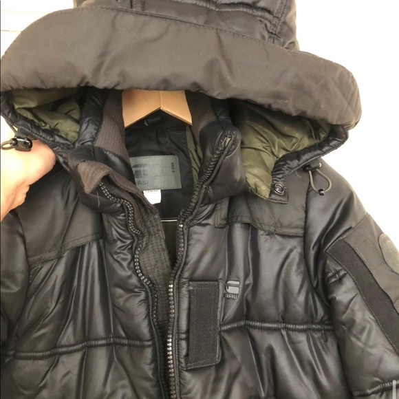 G-Star Raw BLACK Whistler Hooded Bomber - Picture 6 of 15